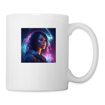 Woman art - Mug - white - Right
