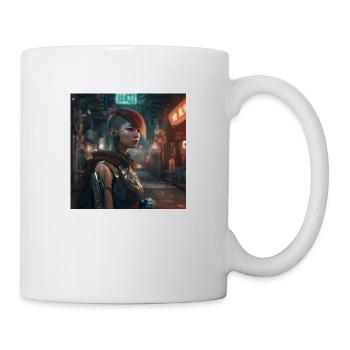 Woman art - Mug - white - Right