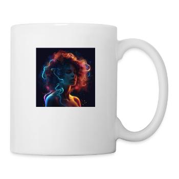 Woman art - Mug - white - Right