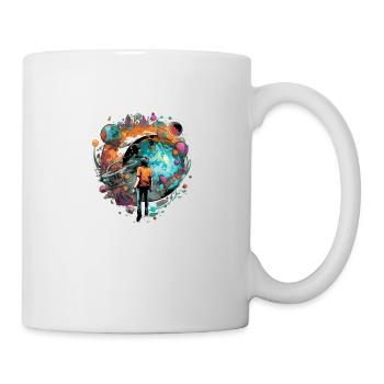 Un monde de possibilitées - Mug blanc - blanc - Droite