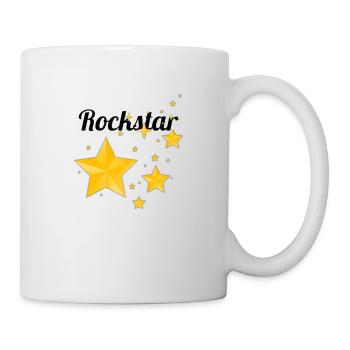 Rock Star - Tasse - Weiß - Rechts