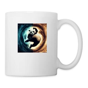 Kung Fu Ying Yang Panda - Tasse - Weiß - Rechts