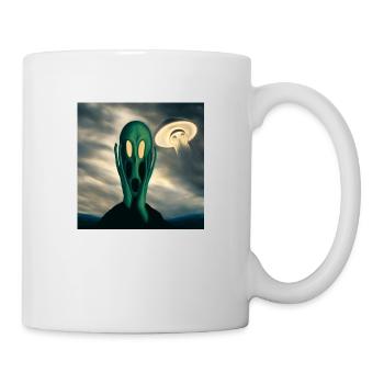 Cri extraterrestre - Mug blanc - blanc - Droite