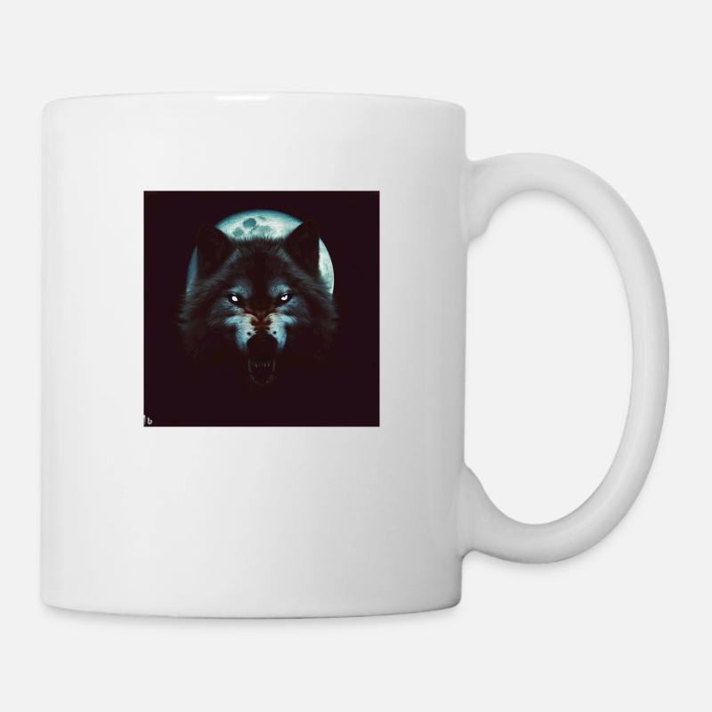 Wolf Moon 2 - Tasse - Weiß