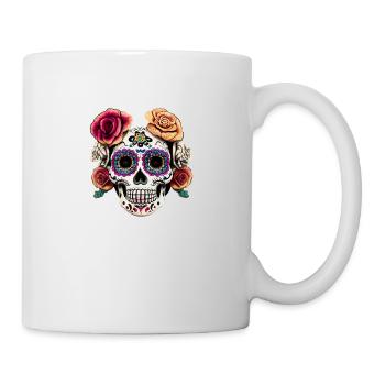 Dia de los Muertos - Mug blanc - blanc - Droite