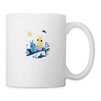 Sui und Kui in Bewegung - Tasse - Weiß - Rechts