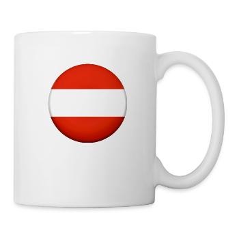 Austria Emblem - Tasse - Weiß - Rechts