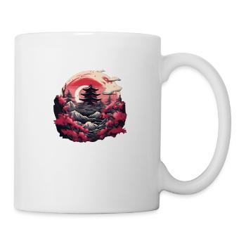 Japanese landscape - Mug - white - Right