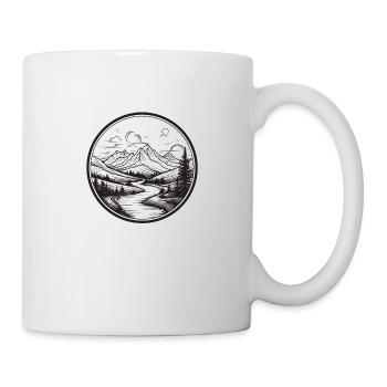 Landscape Emblem - Mug - white - Right