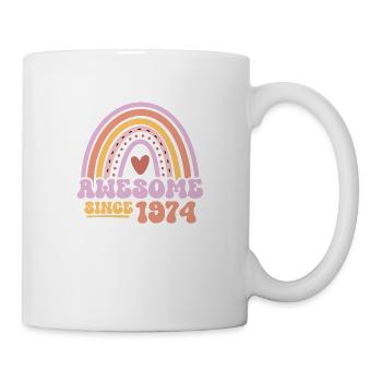 Great since 1974 Retro Vintage Birthday - Mug - white - Right