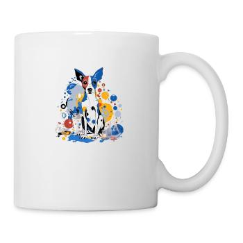 Lojou der Malerhund - Tasse - Weiß - Rechts