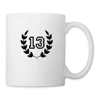 13e anniversaire-idée cadeau 13 ans - Mug blanc - blanc - Droite