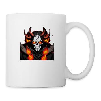 Der gehörnte Schädellord | Ursache dieses Sommers - Tasse - Weiß - Rechts