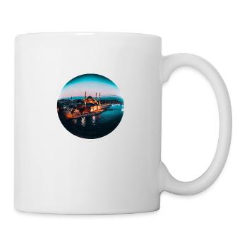 Turecie city by night - Mug - white - Right