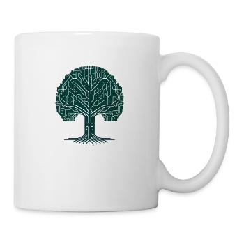 Wikingerbaum des Lebens - Tasse - Weiß - Rechts