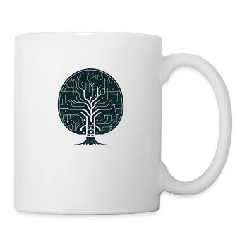Wikingerbaum des Lebens - Tasse - Weiß - Rechts