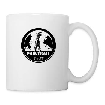 Paintball Airsoft - Mug blanc - blanc - Droite