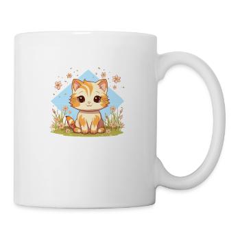 Chat - Mug blanc - blanc - Droite