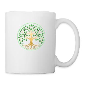 Lebensbaum - Tasse - Weiß - Rechts