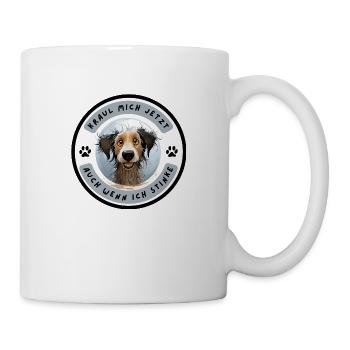 stinkender Hund - Tasse - Weiß - Rechts