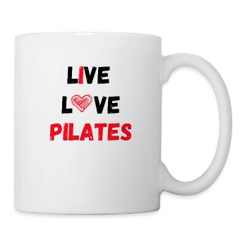 ICH LIEBE PILATES - Tasse - Weiß - Rechts