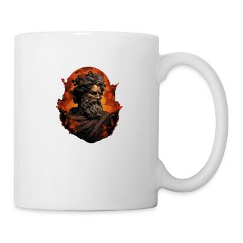 Antiker Philosoph - Tasse - Weiß - Rechts