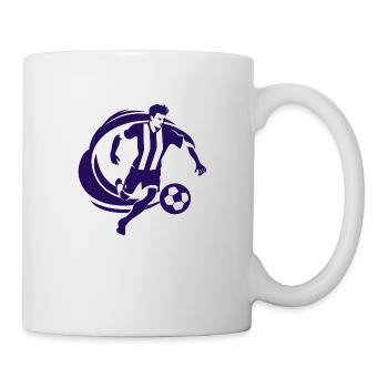 Footballer Purple - Mug - white - Right