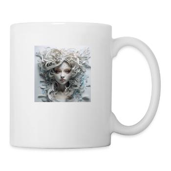 Prinzessin aus Papier - Tasse - Weiß - Rechts