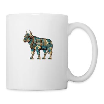 Taureau Egyptien n°2 - Mug blanc - blanc - Droite