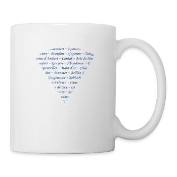 Part de fromages - Mug blanc - blanc - Droite