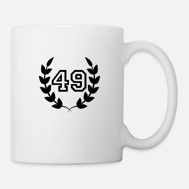 Geschenkidee zum 49. Geburtstag 49 Jahre - Tasse - Weiß