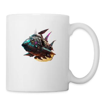 Spaceship - Tasse - Weiß - Rechts