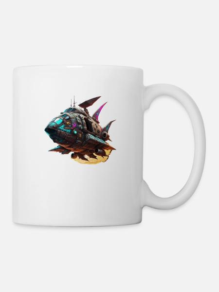Spaceship - Tasse - Weiß