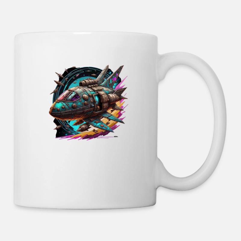 Spaceship - Tasse - Weiß