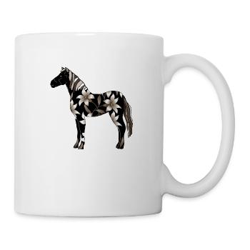 Pferd - Tasse - Weiß - Rechts