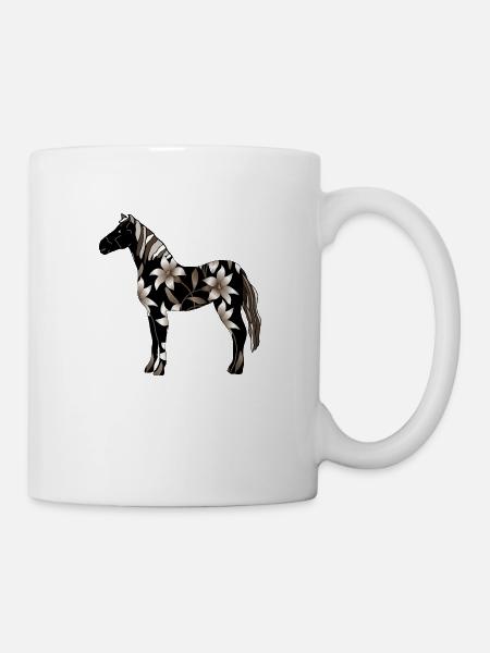 Pferd - Tasse - Weiß