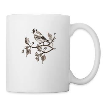 Vogel - Tasse - Weiß - Rechts