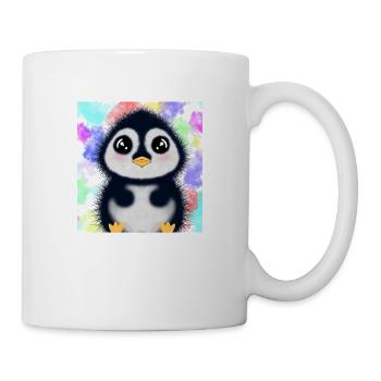 Pinguin Zwergpinguin Kaiserpinguin Geschenkidee - Tasse - Weiß - Rechts