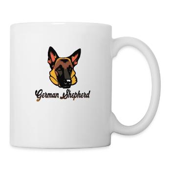 berger allemand - Mug blanc - blanc - Droite
