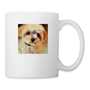Der süßeste Hund der Welt - Tasse - Weiß - Rechts