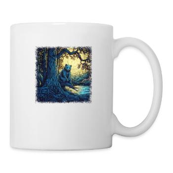 drôles de dictons citation présente déclaration ours polaire - Mug blanc - blanc - Droite