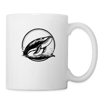 Whale Sea Fish - Mug - white - Right
