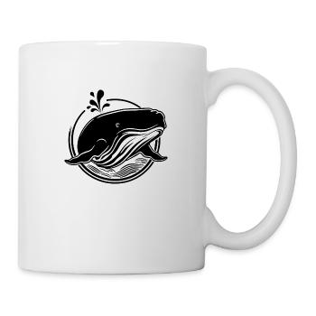Whale Sea Fish - Mug - white - Right