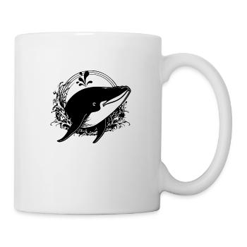 Whale Sea Fish - Mug - white - Right