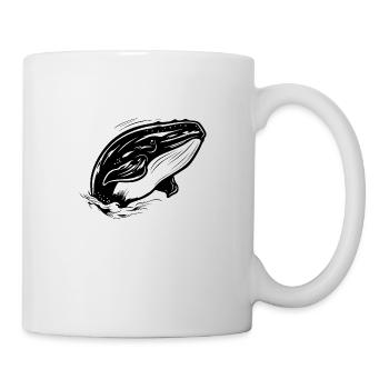 Whale Sea Fish - Mug - white - Right