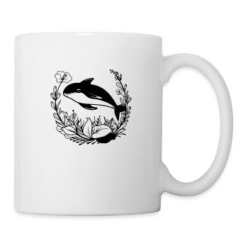 Whale Sea Fish - Mug - white - Right