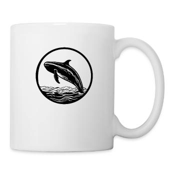 Whale Sea Fish - Mug - white - Right
