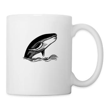Whale Sea Fish - Mug - white - Right