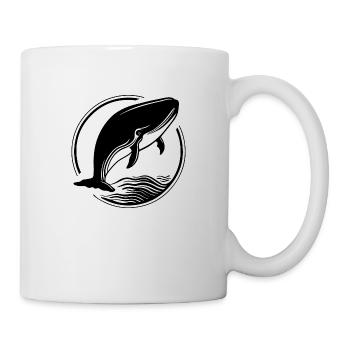 Whale Sea Fish - Mug - white - Right
