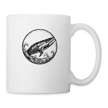Whale Sea Fish - Mug - white - Right